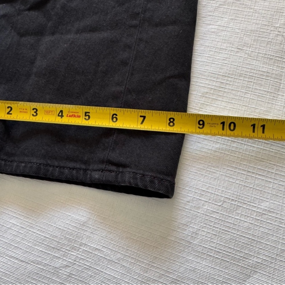 Levi's Black High-Rise Cropped Straight Jeans - Picture 11 of 11